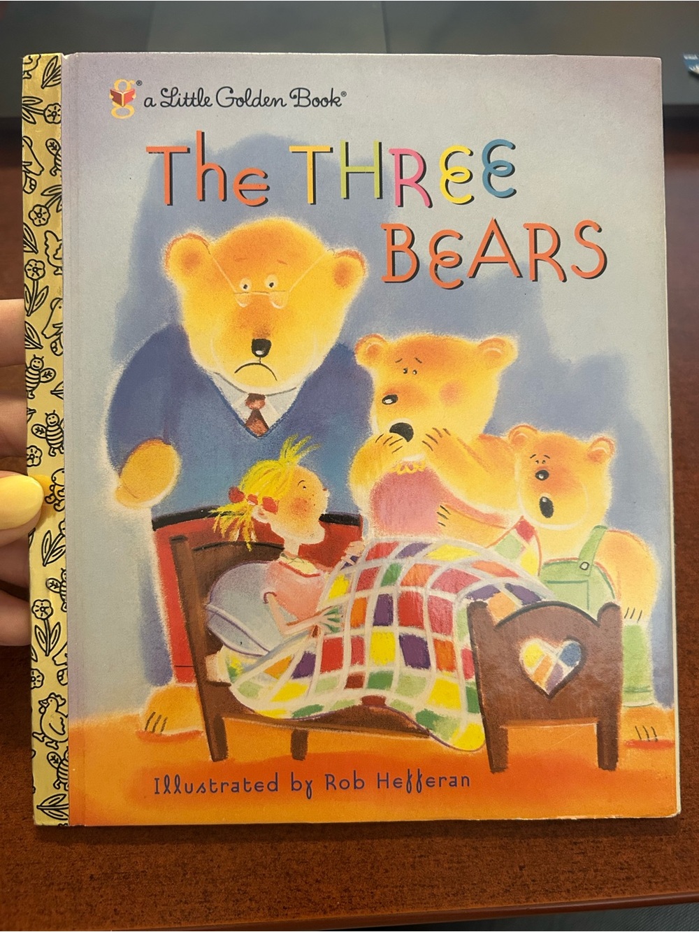 Little Golden Book The Three Bears Goldilocks Storybook Hardcover